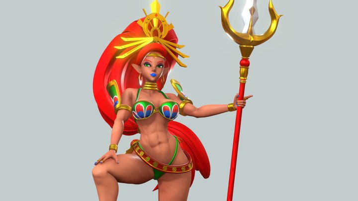 Queen Urbosa ( BOTW ) 3D Model