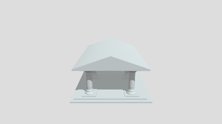 Greek Structure 3D Model