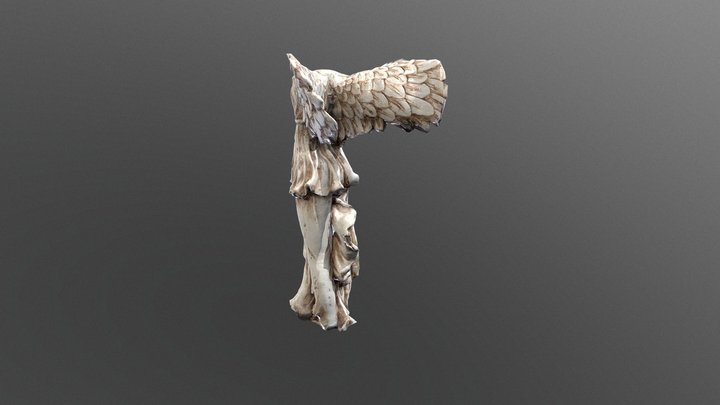 Frady Basic - Headless Angel Lowpoly 3D Model