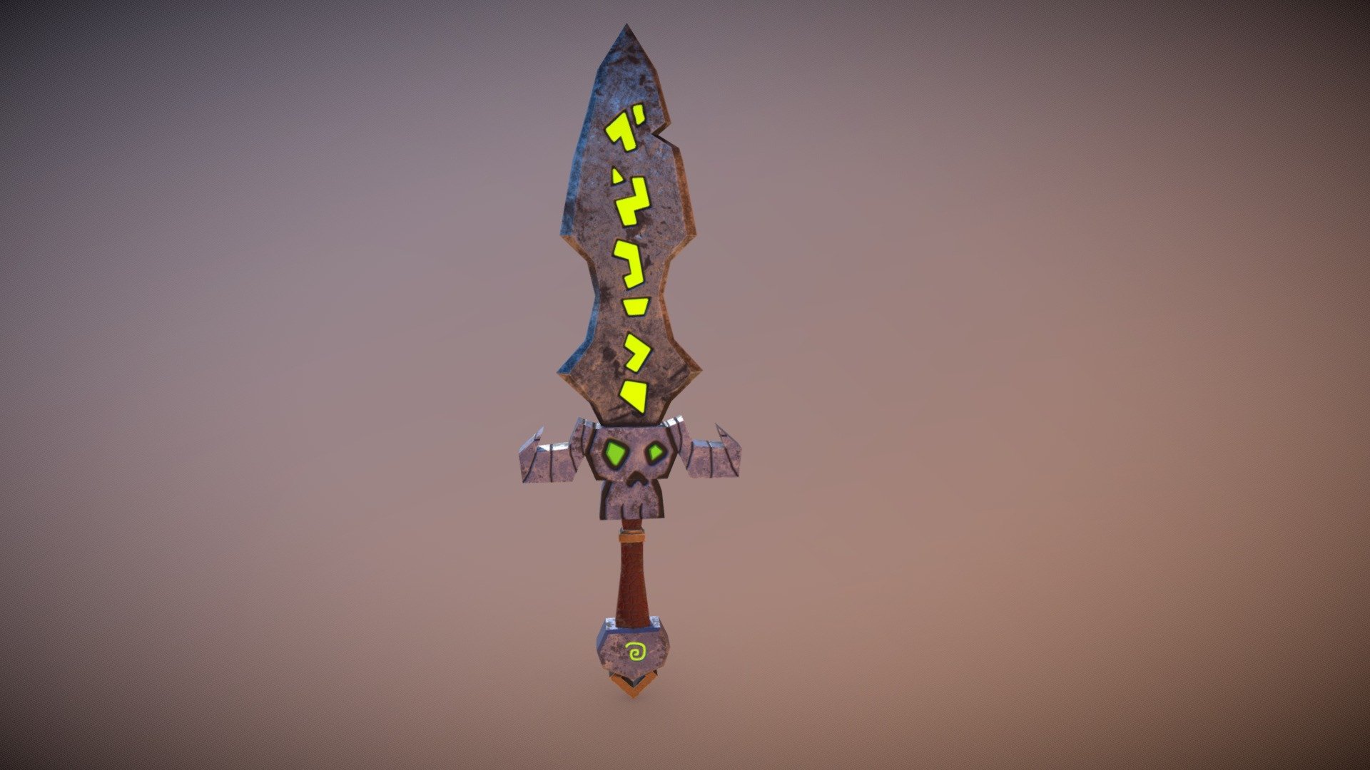 lowpoly Sword - Download Free 3D model by D9C [2d6fd25] - Sketchfab