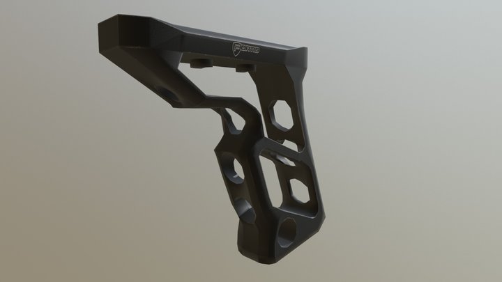 Fortis gun parts grip 3D Model