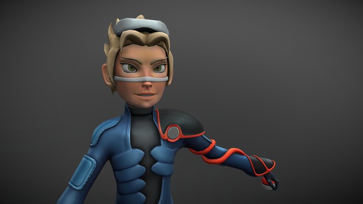 Wes - Pokemon Colosseum - Retrogasm 2019 3D Model