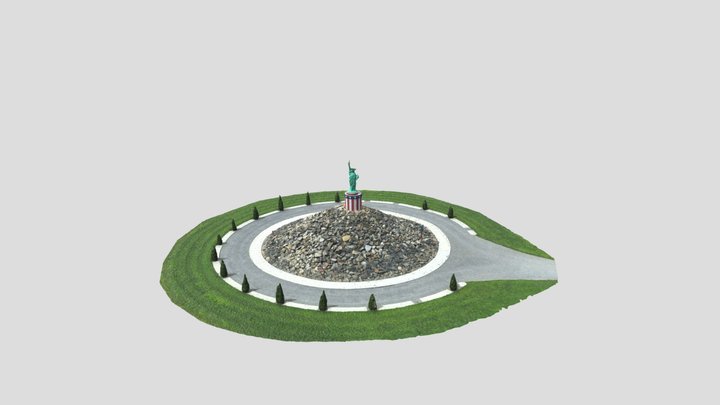 Tionesta, PA - Statue Of Liberty 3D Model