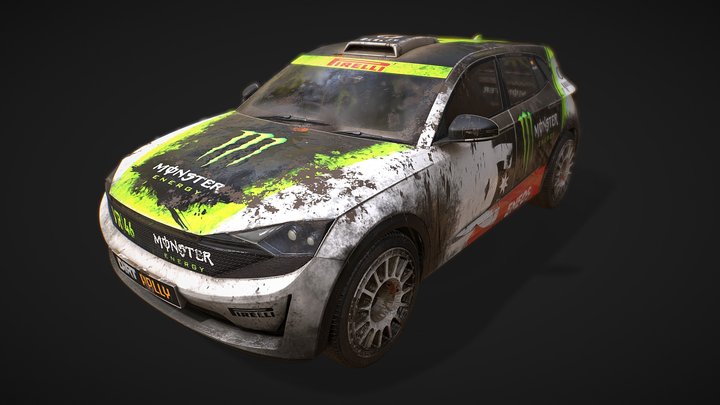 rally car 3D Model