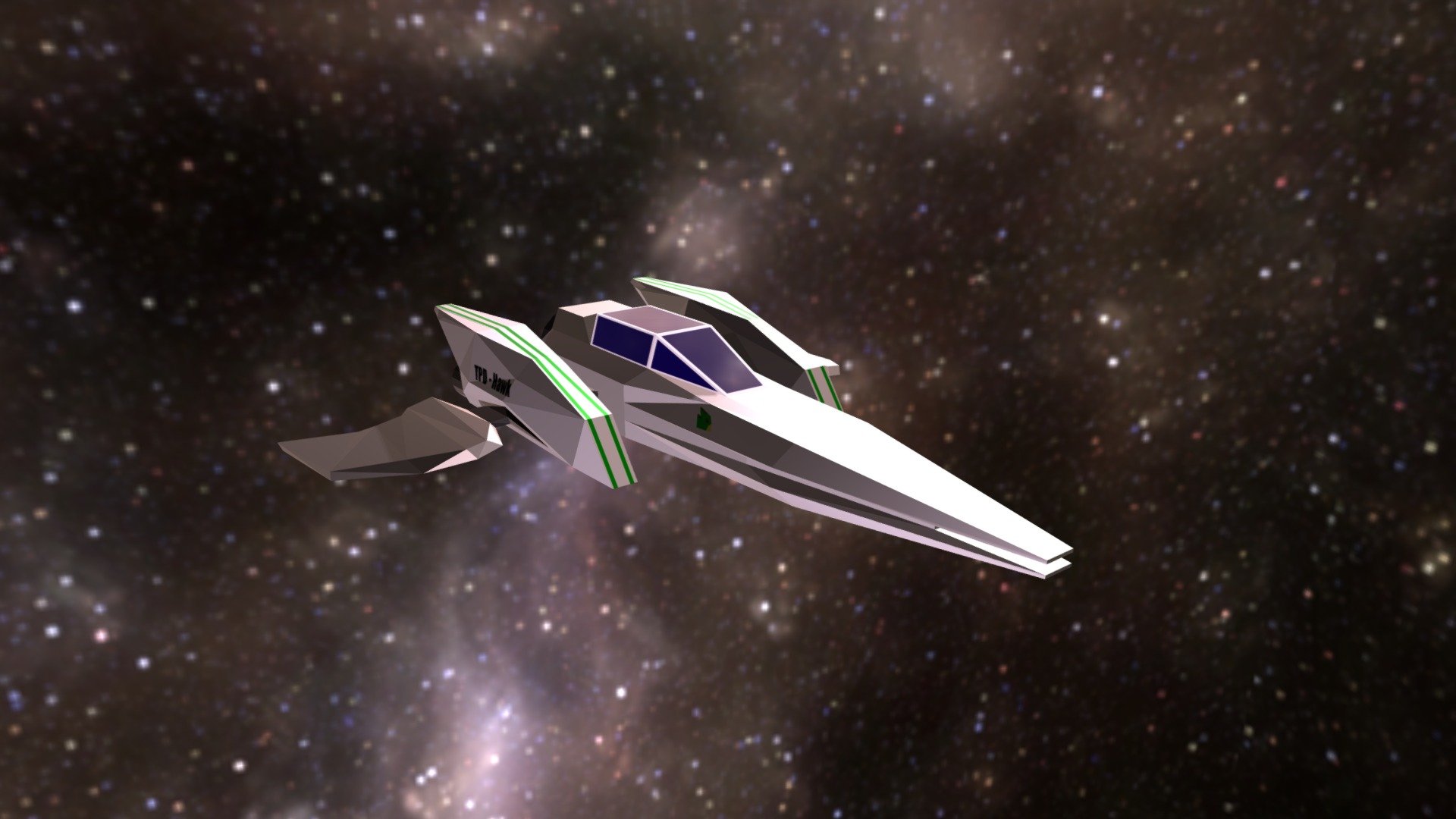 Low poly Spaceship 3D model by willster339 [2d72bd8] Sketchfab