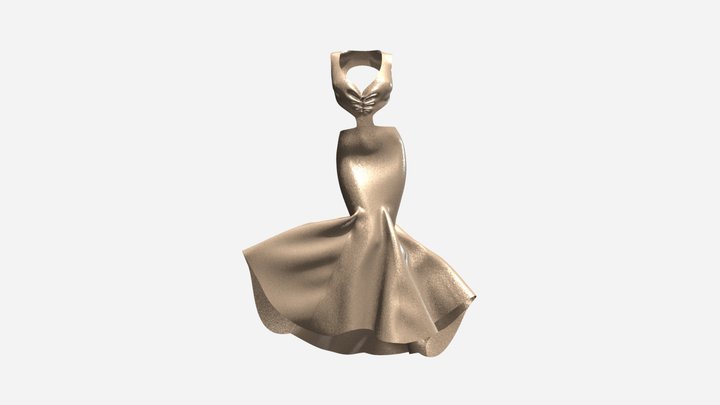 Corset Dress4 3D Model
