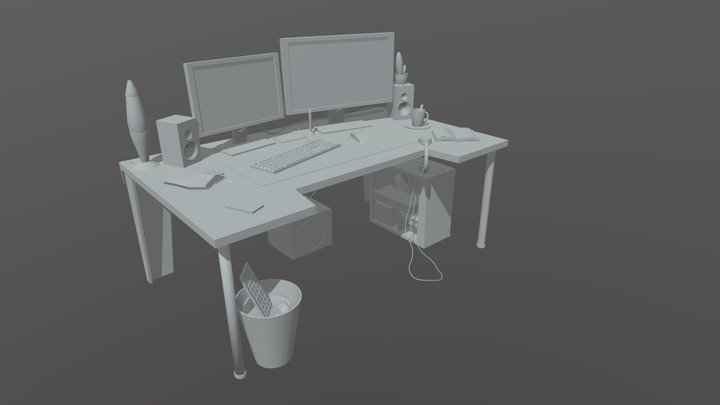 Block Les. 2 3D Model