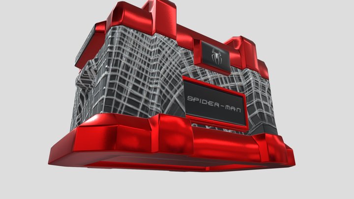 Spiderman Contenedor 3D Model