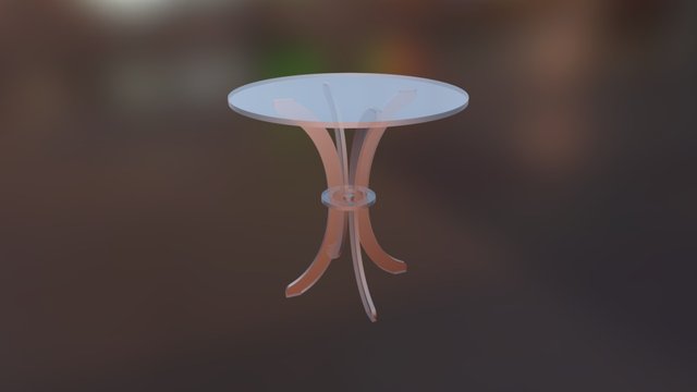 Table draft design 3D Model