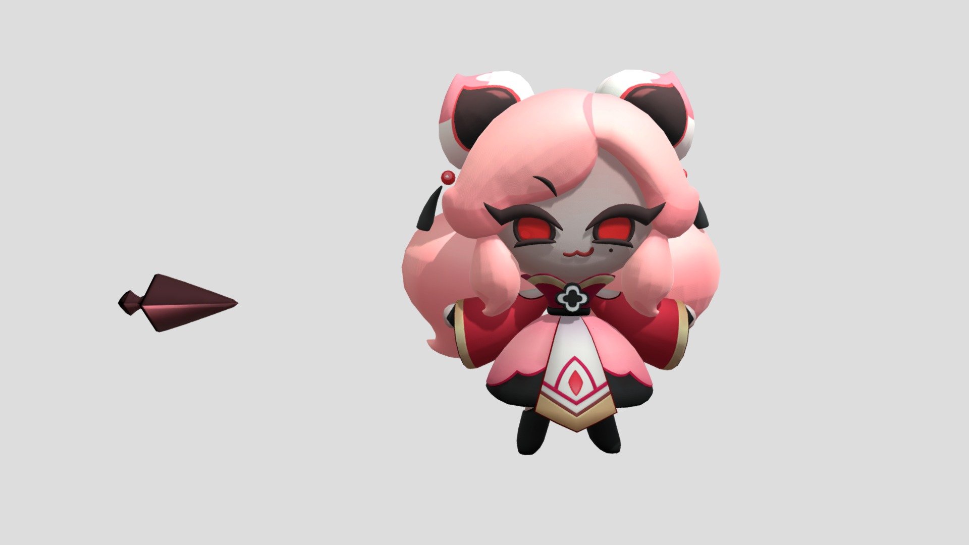 White Peach Cookie (ovensmash) — Sketchfab embed 3D viewer