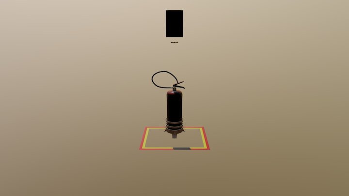 Fire Extinguisher 3D Model