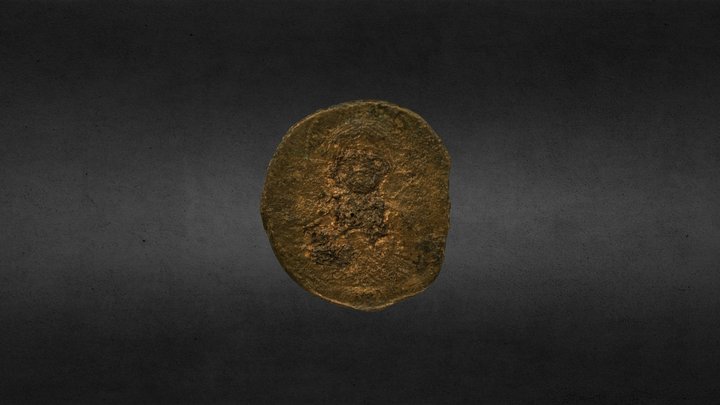 Монета фоліс 3D Model