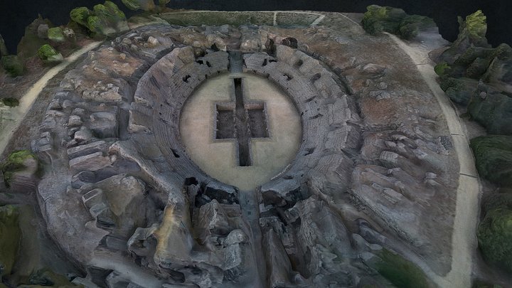 Roman amphitheatre of Italica - Sevilla | SPAIN – Modello 3D gratuito STL