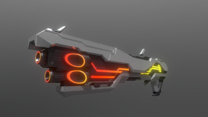 Halo Scatter Shot Wernissage Redesign – Modello 3D gratuito STL
