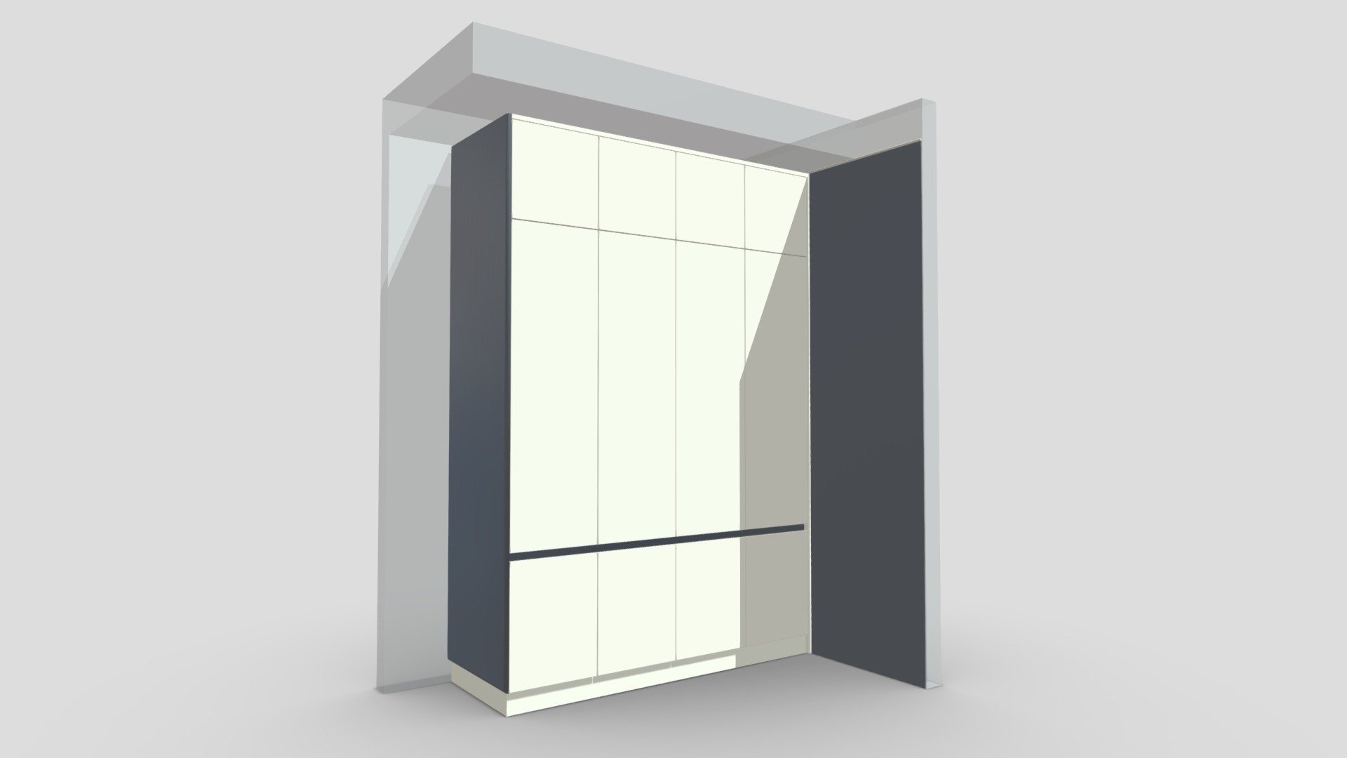 шкаф детская № 1 — Sketchfab embed 3D viewer