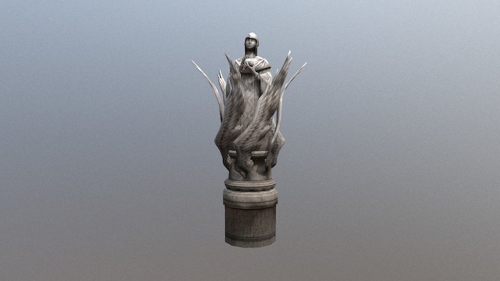 Godness Statue 3D Model