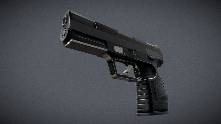 HW7 Details 1 XYZ Draft punk 3D Model