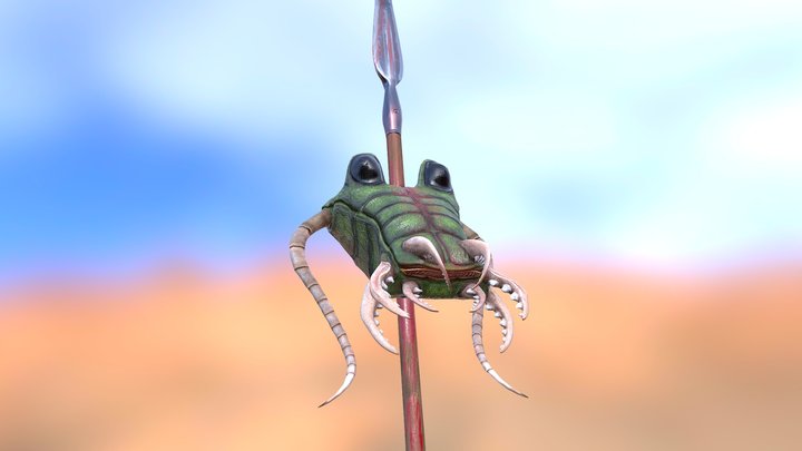 This is not a place for mutant lizards 3D Model