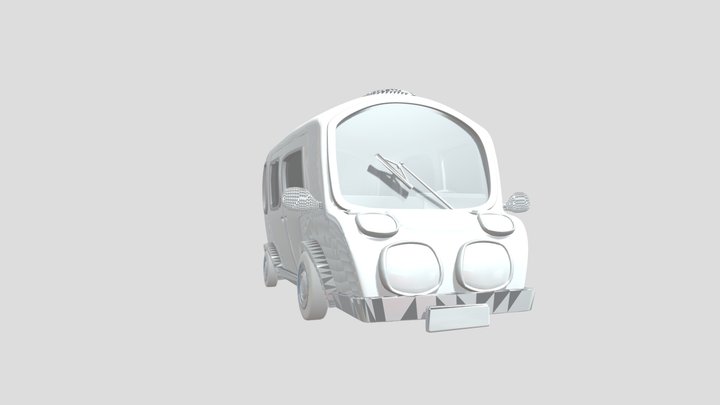 Asset - Cartoons - Bus - 3D Model – Modelo 3D gratuito STL