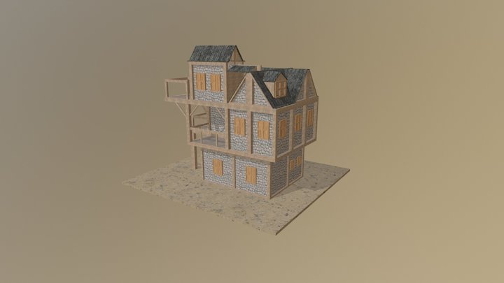 Casa Medieval 3D Model