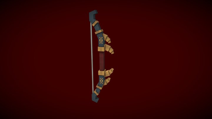 Demon hunter bow 3D Model