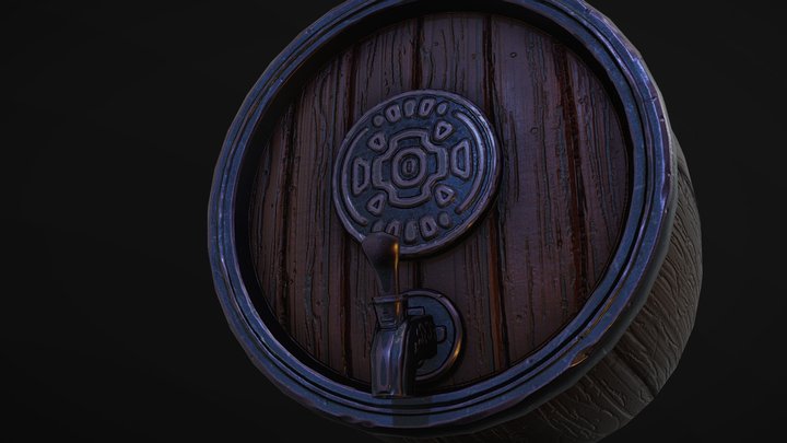 Barrel.Keg 3D Model