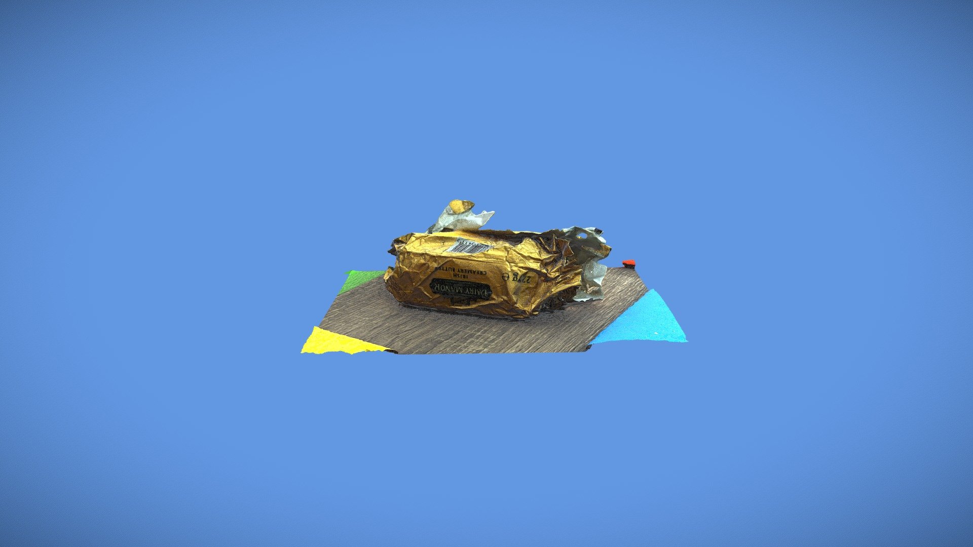 butter wrapper - 3D model by giayangtuo12345 [2d7fcfa] - Sketchfab