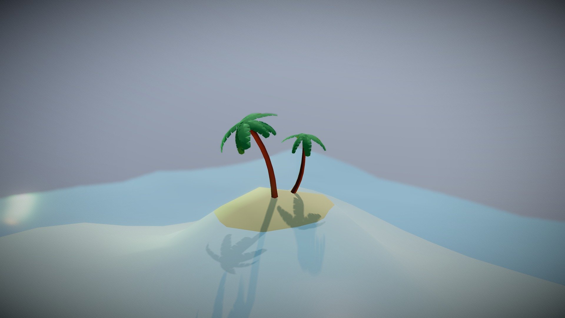 Mini-beach | Water Simulation | Low PoGame ready