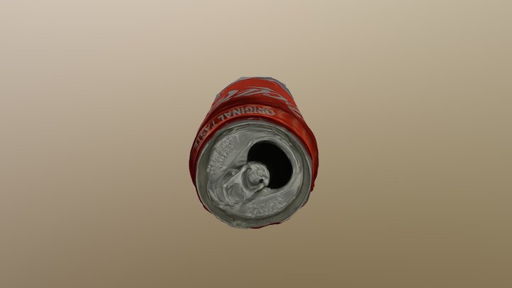 Coke Can Hd Obj 3D Model