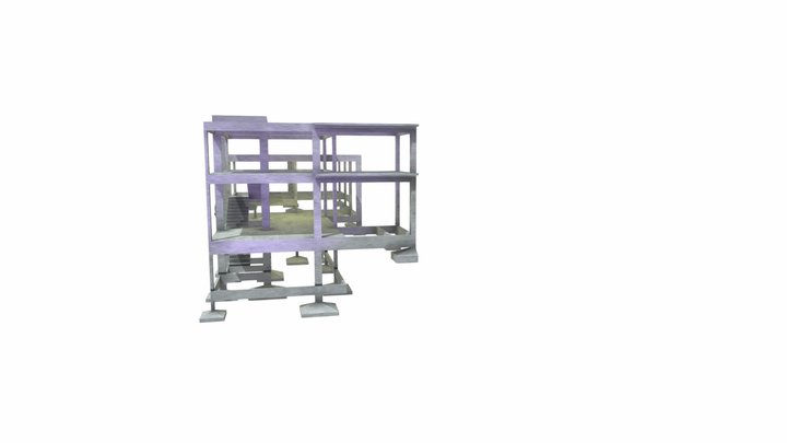 PROJETO ESTRUTURAL DE UMA CASA DE ALTO PADRÃO 3D Model