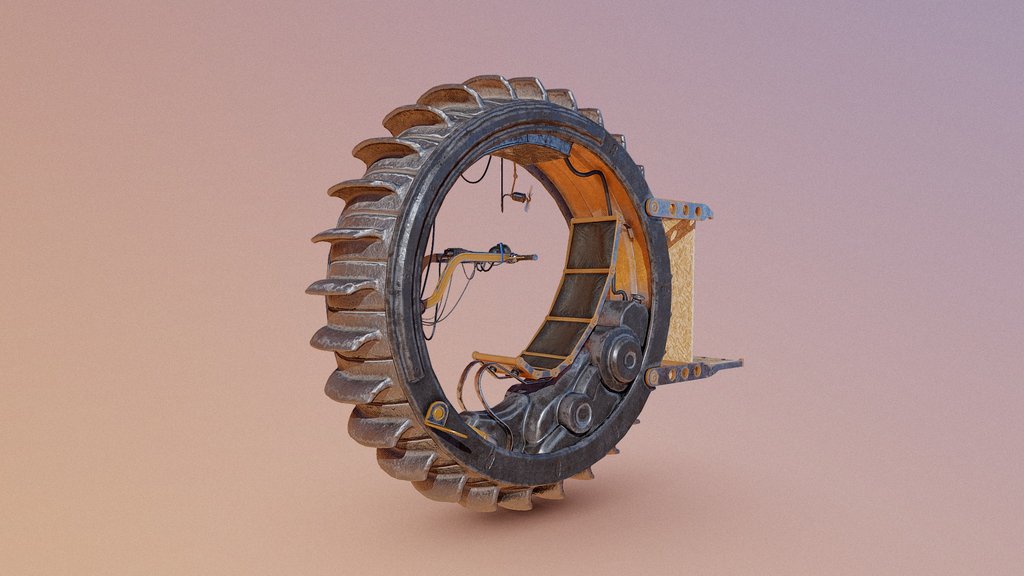Desert monowheel