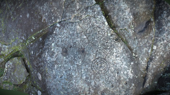 PETROGLIFO DE MOGOR Laxe dos mouros 3D Model