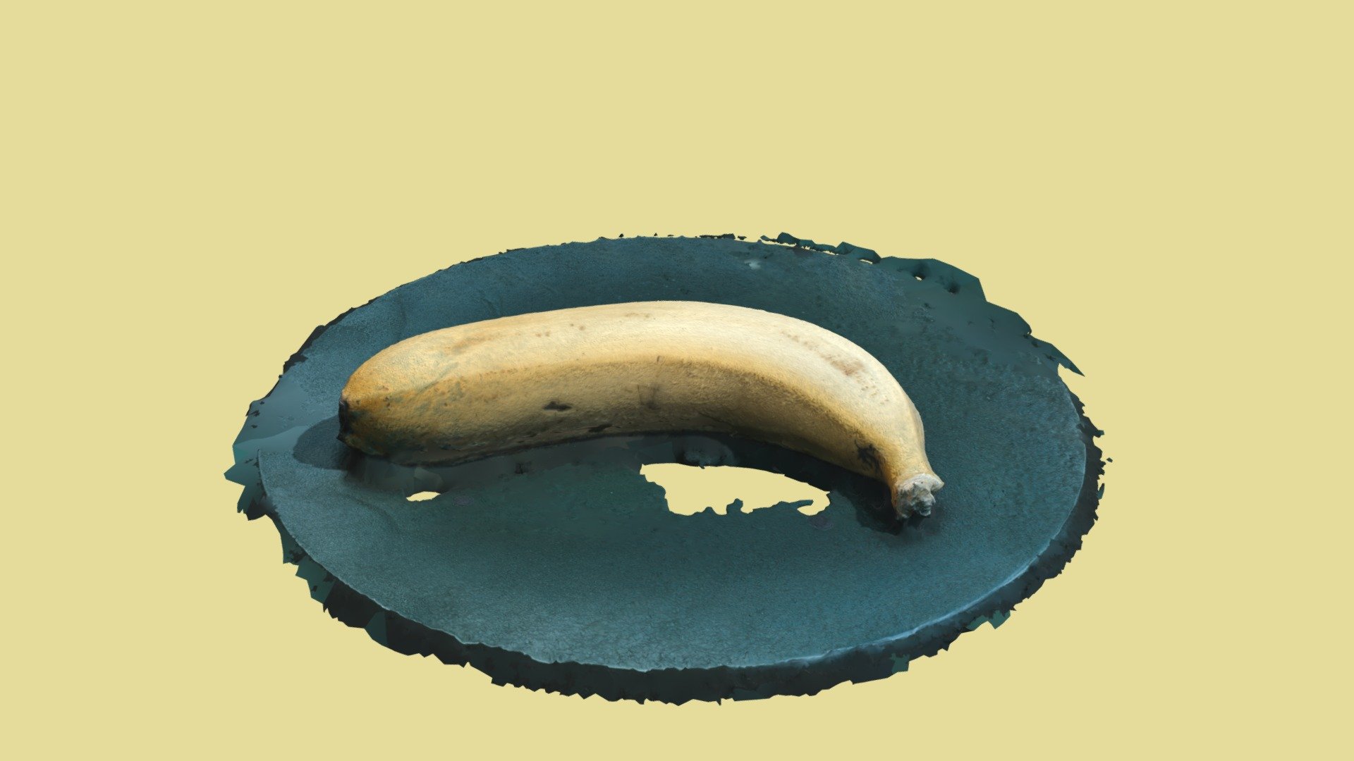 Banana PBR test model by photoscan