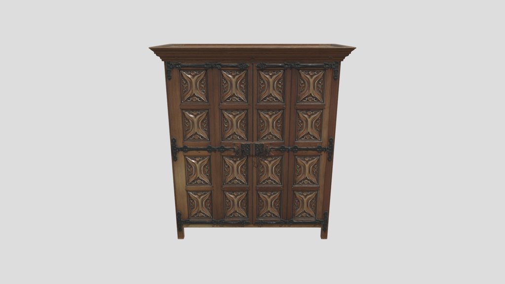 Flemish Renaissance Armoire c. 16th century