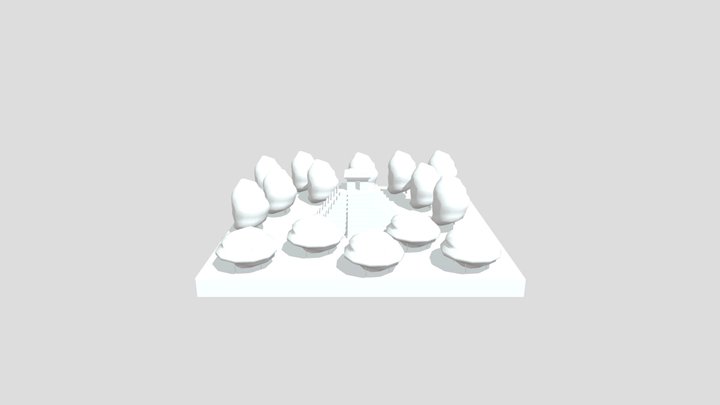 Templo Branco 3D Model