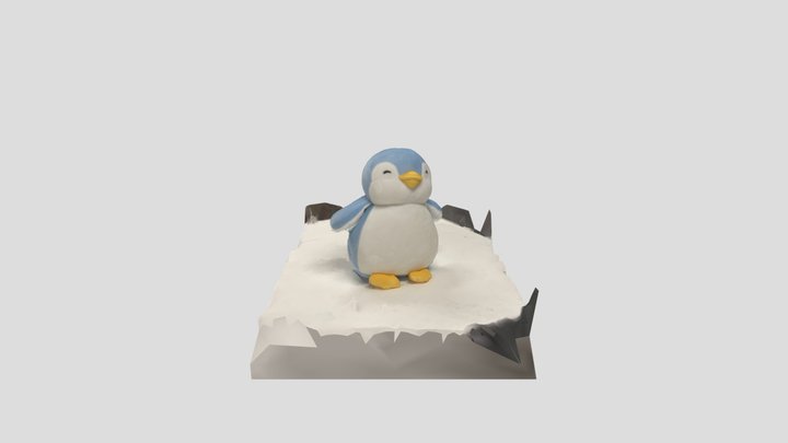 Penguin Toy 3D Model