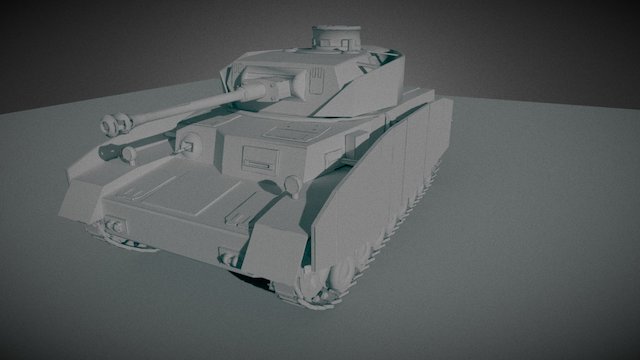 Panzer IV Ausf H 3D Model
