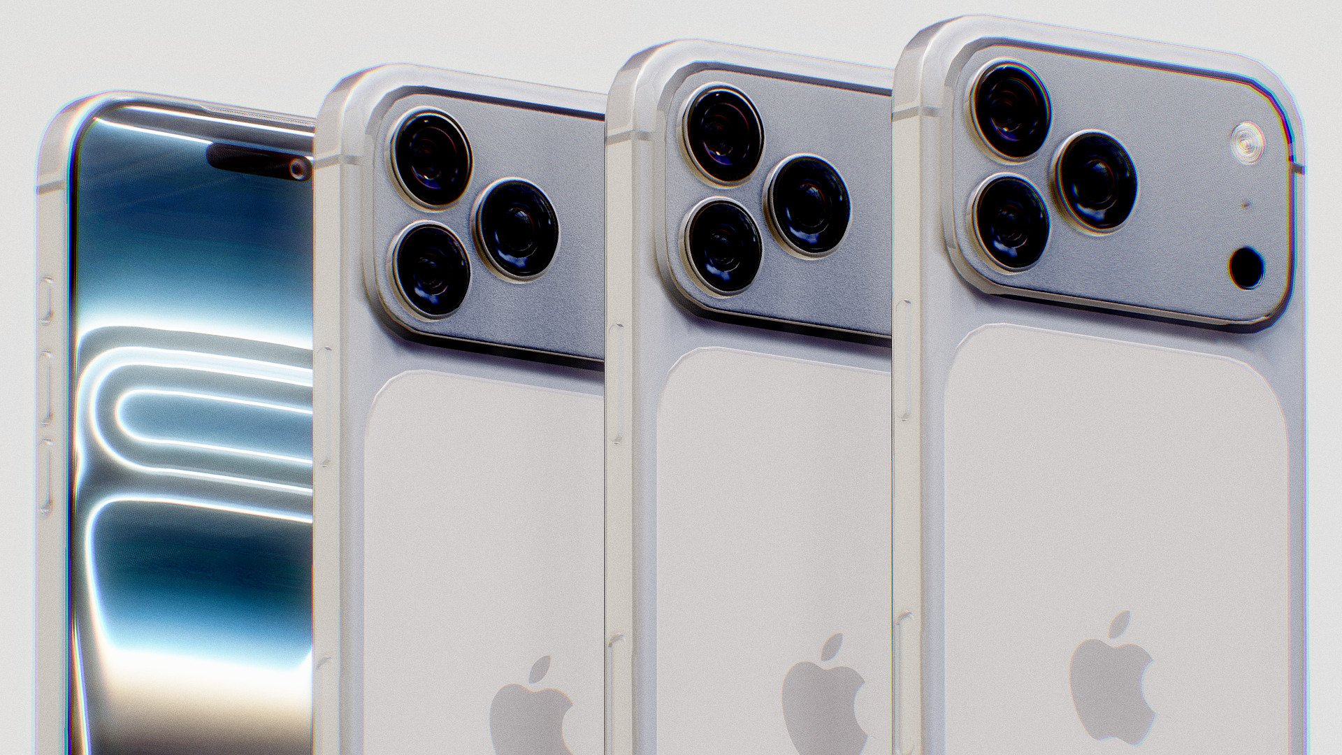 iPhone 17 Pro Max Silver - 3D model by BEN GROUP STUDIO (@bengroup
