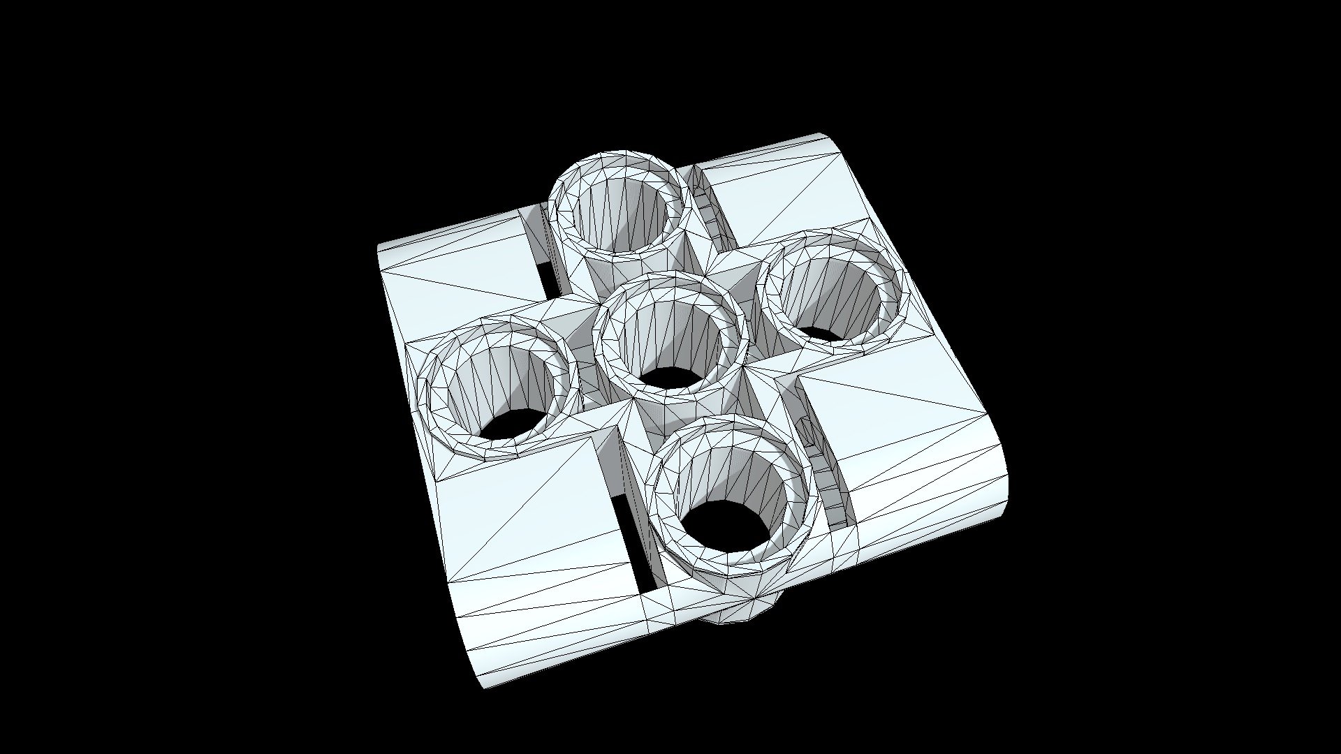 Pin Connector Block, Liftarm 1 x 3 x 3