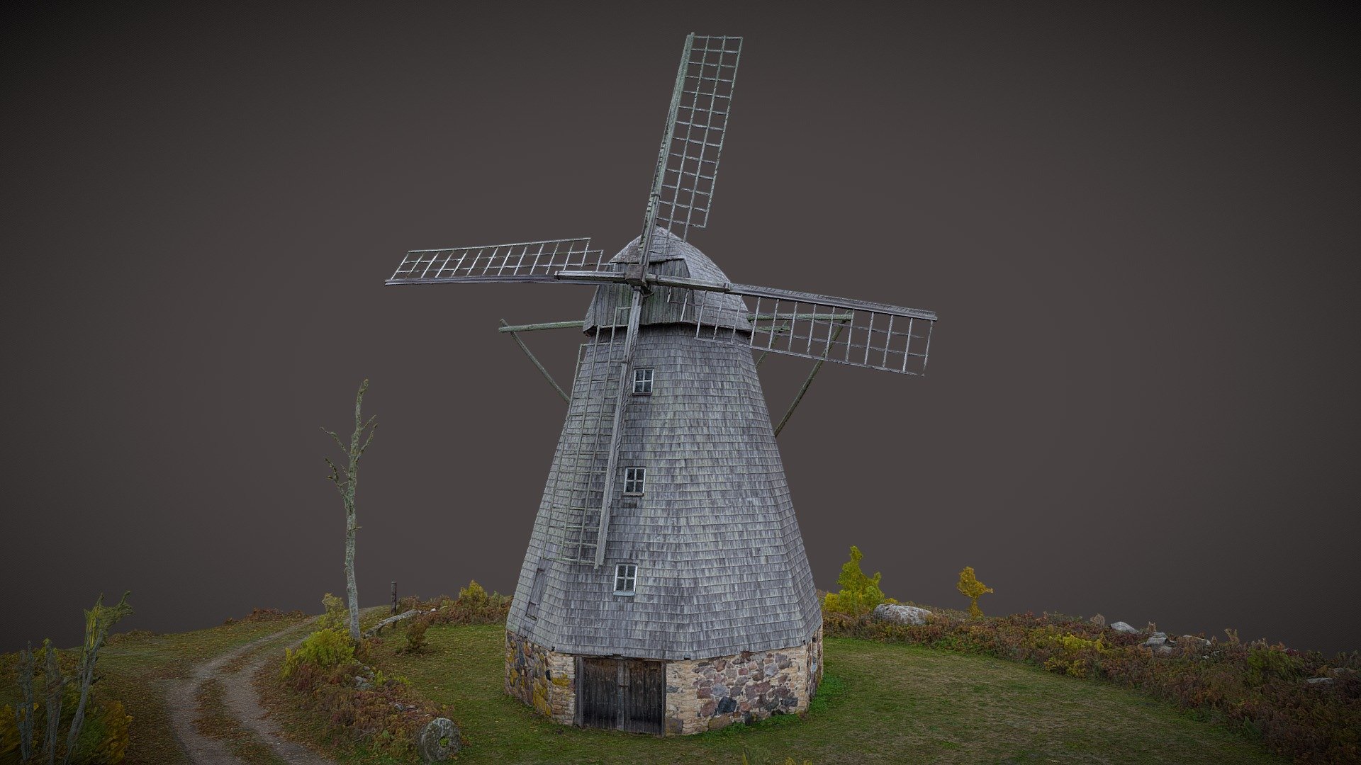 Nehatu windmill 3D model by Saulius.Zaura [2d86b44] Sketchfab