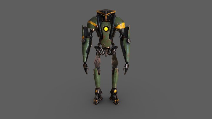 IG The Robot 3D Model