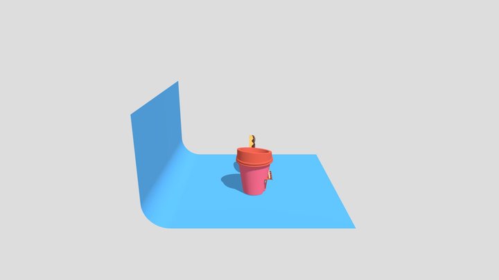 مجسم كاسة 3D Model