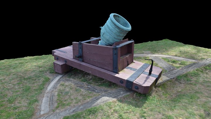 Photogrammetry Scan of Mortar at Yorktown 3D Model