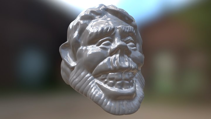 Bigfoot - white water pinball - full Mesh 3D Model