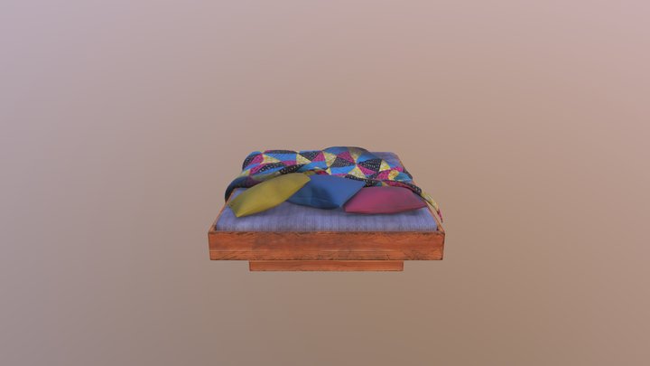 Dirty Bed 3D Model