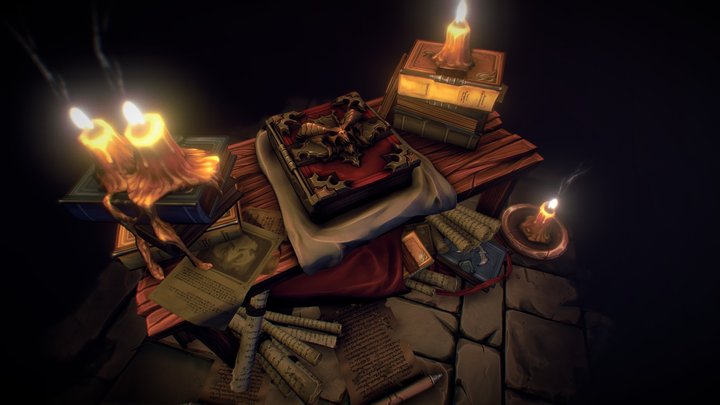 The Book Of Cain 3D Model