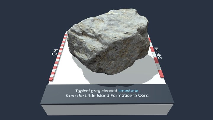 Cork Grey Limestone 3D Model