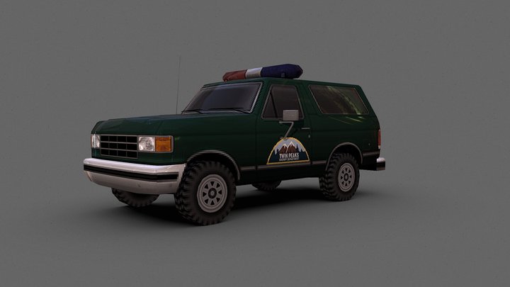 PSX Ford Bronco (MK4) Twin Peaks 3D Model