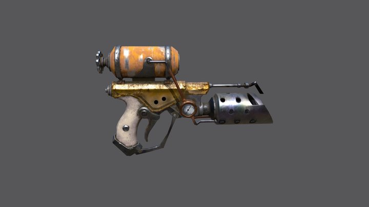 Flamethrower 3D Model
