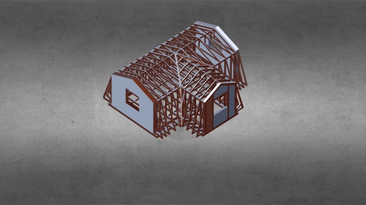 Модель крыши 3D Model